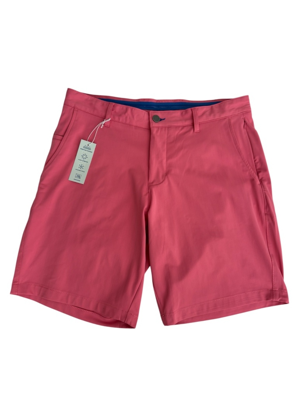 Twillory Performance Men's Pockets Shorts Size 34 Tailored Fit Golf Summer